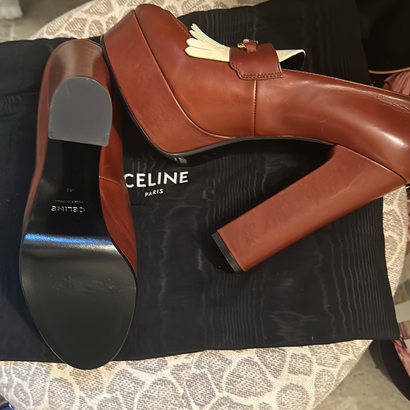 Brown Celine platform heels - Picture 3 of 3